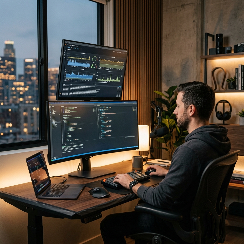 Patrick DeLuca developer workspace